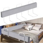 Randaco 180 cm - barri�re de lit protection pour lit d'enfant - 5 r�glable en hauteur d�formable - extra ...