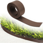 Randaco 2500 x 14 x 0. 2cm bordure de jardin en pe bordurette de jardin flexible diy bordure de pelouse ...