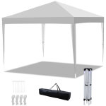 Randaco barnum pliant 3x3 m imperm�able, pavillon de jardin stable et r�glable en hauteur, tente pliante ...
