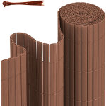 Randaco canisse en pvc jardin balcon terrasse ? brise - vue et brise - vent, stable et facile � couper ...