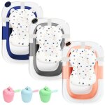 Einfeben baignoire pliable pour bébé 0 - 12 mois avec hamac de bain et thermomètre - bleu - 60. 5x43x20. ... Einfeben baignoire pliable pour bébé 0 - 12 mois avec hamac de bain et thermomètre - bleu - 60. 5x43x20. ...