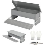 Randaco mangeoire automatique avec p�dale antid�rapant, 5kg, avec gants & cuill�re pr�venir le gaspillage, ...