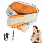 Randaco masseur cervical dos epaule cou shiatsu electrique chauffant sans fil vibrant appareil de massage ...