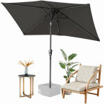 Randaco parasol 140 � 210 cm, parasol de jardin, inclinable, toile avec rev�tement pa, protection uv ...