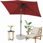 Randaco parasol 140 � 210 cm, parasol de jardin, inclinable, toile avec rev�tement pa, protection uv ...