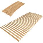 Randaco sommier � lattes � roulettes 1pcs 90x200cm avec 28 lattes rigide sommier � lattes � roulettes ...