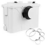 Randaco station de relevage 700w eaux us�es mati�res f�cales, pompage broyeur sanitaire pour wc douche ...