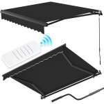 Randaco store banne mural articul� store �lectrique r�tractable protection uv50 + 2, 5x2 m aluminium ...