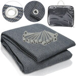 Randaco tapis de tente 300x400 cm hdpe pehd flexible pour tente de camping