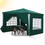 Randaco tente de r�ception 3x3 m pour jardin, chapiteau ext�rieur avec parois, id�ale f�te barbecue �v�nement ...