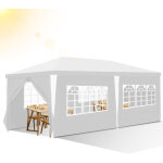 Randaco tente de r�ception 3x6 m pour jardin, chapiteau ext�rieur avec parois, id�ale f�te barbecue �v�nement ...