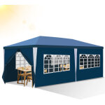 Randaco tente de r�ception 3x6 m pour jardin, chapiteau ext�rieur avec parois, id�ale f�te barbecue �v�nement ...