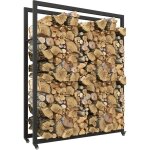 Range - bûches chariot 4 roues - intérieur / extérieur - charge max. 150 kg - dim. 120l x 32l x 151h ... Range - bûches chariot 4 roues - intérieur / extérieur - charge max. 150 kg - dim. 120l x 32l x 151h ...