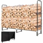 Costway range bûche extérieur avec housse pvc imperméable, abri bûche rangement bois 36 - 61cm de long, ... Costway range bûche extérieur avec housse pvc imperméable, abri bûche rangement bois 36 - 61cm de long, ...