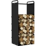 Range - b�ches int�rieur ext�rieur - poign�es - porte b�ches style industriel - dim. 36l x 30l x 90h ...