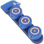 Range - c�bles pour �couteurs, support de c�ble d'alimentation et de charge tv, fixation murale, bleu ...