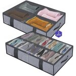 Range - chaussures sous le lit (grand, 14 + 4 compartiments), pliable, 86 x 60 x 15 cm, gris lin, xdubs14s4 ... Range - chaussures sous le lit (grand, 14 + 4 compartiments), pliable, 86 x 60 x 15 cm, gris lin, xdubs14s4 ...