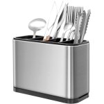 Range couverts 4 compartiments rangement cuisine, porte ustensiles organiseurs, range - couverts anti ...