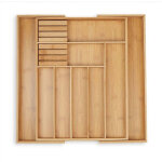 Range couverts extensible en bambou
