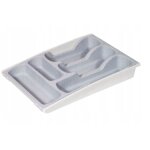Curver range couverts extensible pour tiroir de cuisine - 6  8 cases - 30x42x6, 4 cm - gris