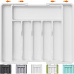 Range couverts, plateau d'ustensiles extensible pour tiroir, organisateur de tiroir r�glable pour la ...