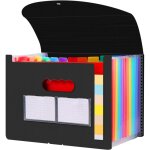 Range document bureau, rangement papier administratif, classeur trieur 13compartiments, extensible a4 ...