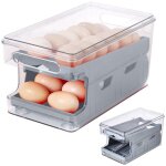 Range oeuf, range oeuf distributeur, distributeur oeuf rangement oeuf boite a oeufs pour 24 ?ufs pour ...