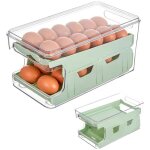 Range oeuf, range oeuf distributeur, distributeur oeuf rangement oeuf boite a oeufs pour 24 ?ufs pour ...