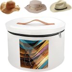 Rangement pour chapeaux avec couvercle, grand organisateur de chapeaux pliable, bo�te de chapeaux pliable ...