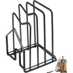 Rangement couvercle casserole, support de couvercle de casserole, porte planche � d�couper en m�tal, ...