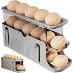 Sinbinta - rangement oeuf frigo, boite a oeuf, range oeuf distributeur, 3 �tages pour 17 oeufs, peu encombrant ...