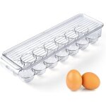 Rangement oeuf frigo, rcipient de stockage d?ufs  14 compartiments, distributeur d?ufs en plastique ...