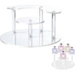 Rangement parfum, organisateur parfum, pr�sentoir en acrylique, etagere parfum, pour cupcake dessert ...