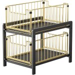 Rangements sous evier 2 niveaux organisateur coulissant avec 2 tiroirs porte - �pices pour comptoir de ...