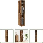 Rangement v�tements - garde - robe vieux bois 30x50x200 cm bois d'ing�nierie