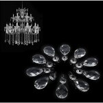 10 pices 38mm lustre en cristal prisme prisme en cristal attrape - soleil pendentif en verre avec anneau ...