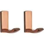 Rapanda - lot de 2 pat�re murale multifonction en laiton, crochet pour serviette de cuisine, or rose