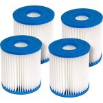 Rapanda - 4 pcs cartouches de filtration pour filtre piscine type intex h