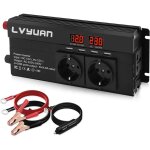 Rapanda - convertisseur 12v 220v 1600w dc à ac convertisseur de puissance voiture onduleur transformateur ... Rapanda - convertisseur 12v 220v 1600w dc à ac convertisseur de puissance voiture onduleur transformateur ...
