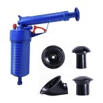 Rapanda - d�boucheur canalisation wc air comprim� pompe pour evier cuisine lavabo avec 4 diff�rentes ...