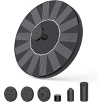 Fontaine solaire - pompe de bassin avec panneau solaire de 1 w - pompe  eau solaire flottante pour jardin, ...