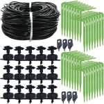 Rapanda - kit de syst�me d'arrosage goutte - � - goutte pour jardin, 100 m, 4 l / h, avec raccords rapides ...