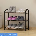 Rapanda - meuble à chaussures, étagère à chaussures à 3 niveaux, mini étagère à chaussures, organisateur ... Rapanda - meuble à chaussures, étagère à chaussures à 3 niveaux, mini étagère à chaussures, organisateur ...