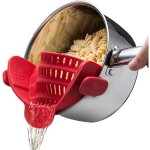 Rapanda - passoire de cuisine en silicone, passoire cuisine pliable, convient � toutes les casseroles ...
