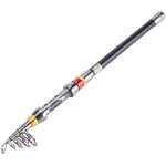 Pche  la canne  pche rtractable tlescopique tiges de mer en fibre de carbone dur portable pche ...