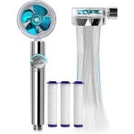 Rapanda - pommeau de douche � main haute pression avec filtres vortex hydro jet turbo propeller 360 degr�s ...