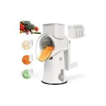 Rapanda - rpe  fromage rotative avec poigne, coupe - lgumes manuel avec 3 lames interchangeables ...