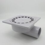 Rapanda - siphon de sol, siphon mural en pvc 75 mm, siphon abs à grand débit pour salle de bain, douche, ... Rapanda - siphon de sol, siphon mural en pvc 75 mm, siphon abs à grand débit pour salle de bain, douche, ...