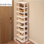 Rapanda - tag�re � chaussures � 9 niveaux pour un rangement peu encombrant dans le couloir et la chambre ...