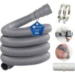 Rapanda - tuyau d'vacuation d'eau sale de 3 m pour machine  laver avec raccord de tuyau d'vacuation ...